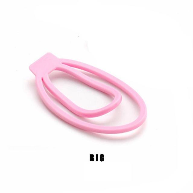 Castidade com o Fufu Clip Sissy Masculino Castidade Dispositivo de Treinamento Clips Cage Rosa L on Productcaster.