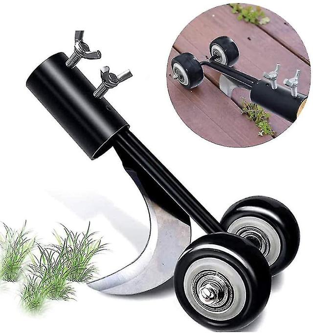 Zk- Wheeled Weed Removal Tools Manual Crevice Weed Puller Garden Weed Snatcher Lawn Edger on Productcaster.