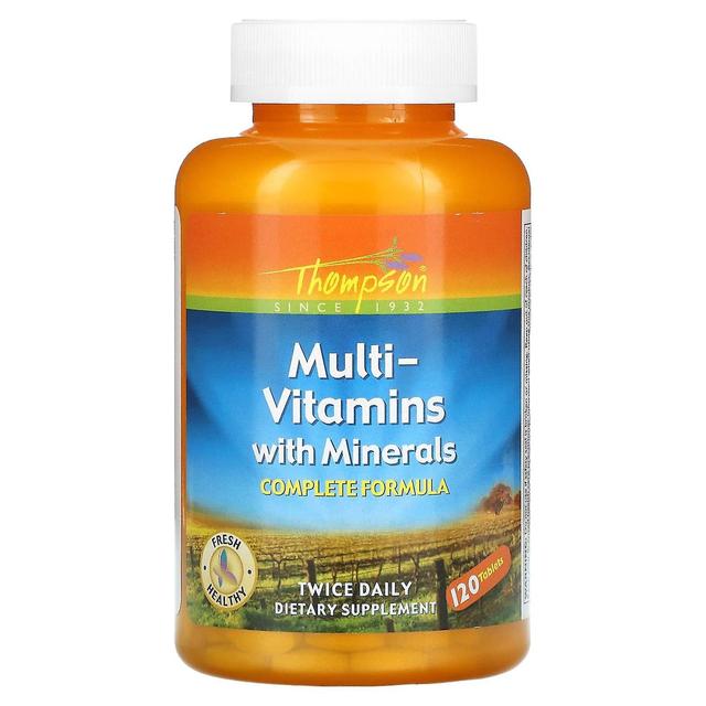 Thompson, Multi-Vitamins with Minerals, 120 Tablets on Productcaster.