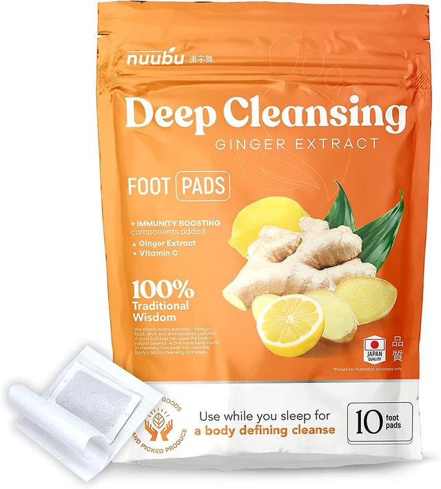 Detox Foot Patches For Stress Relief & Deep Sleep 100% Natural Detox Foot Pads With Bamboo Vinegar To Help Remove Toxins And Cleanse Body 10 Count ... on Productcaster.