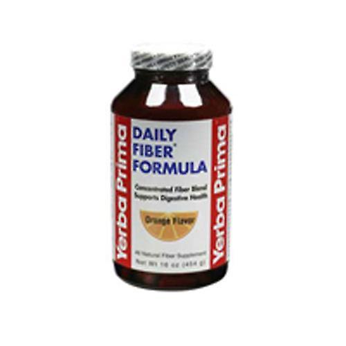 Yerba Prima Daily Fiber Formula, Orange Powder 16 Oz (Pack of 2) on Productcaster.