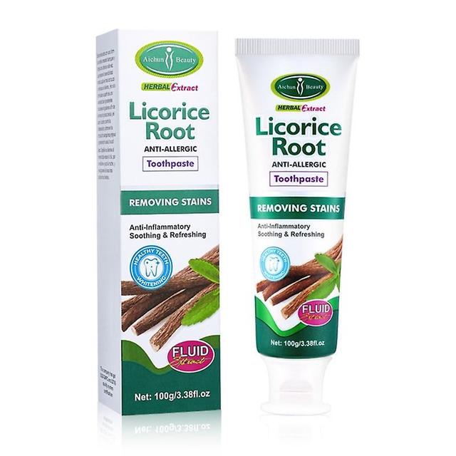 Licorice Root Whitening Beauty Tools Orals Care Dental Beauty Dentifrice Cream on Productcaster.