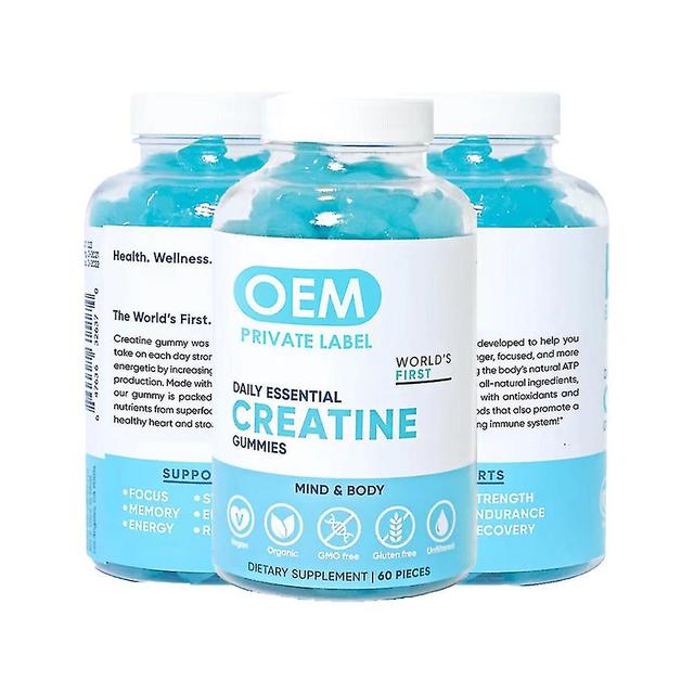 3 Pack Creatine Gummies Sports Fitness Energy Pre-workout Creatine Gummies on Productcaster.