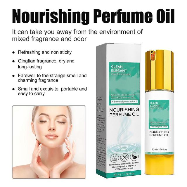 Clean Elegance Perfume Oil Women Fresh & Clean Nourishing Oil For Women, Clean Fragrance Perfume Oil Longer Lasting 1PCS on Productcaster.