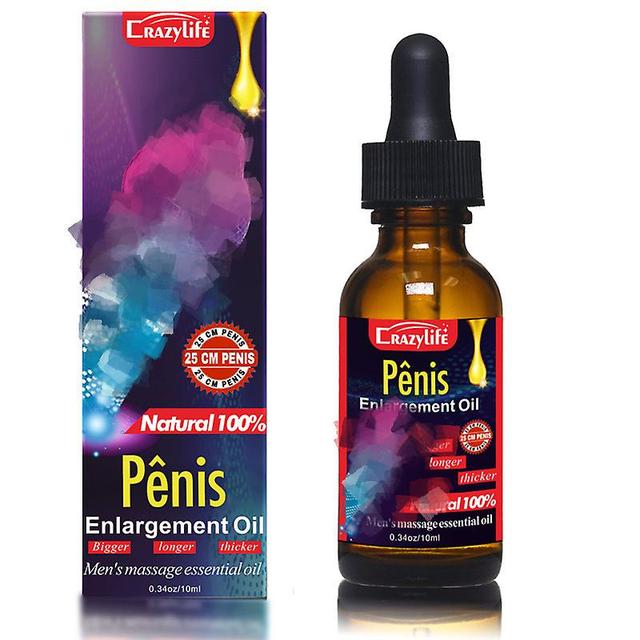 10ml Homme Santé Massage Huile, Partie Privée Soins Agrandir Massage Agrandissement Huile Essentielle Épaississement Permanent Plus Épais Croissanc... on Productcaster.