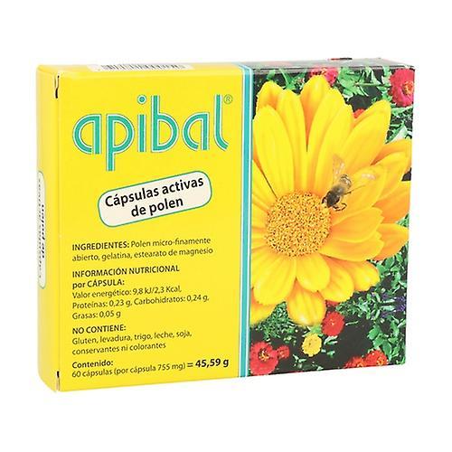 Madal Bal Apibal (microfinely open pollen) 60 capsules of 755mg (755mg) on Productcaster.