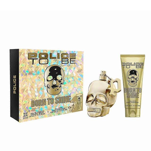 Police To Be Born To Shine For Man Case 2 Pcs For Men 2 pz on Productcaster.