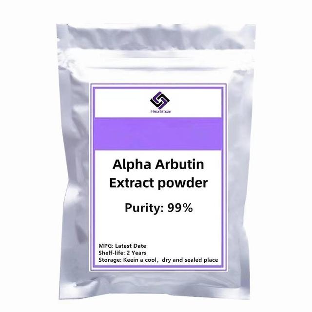 Huamade High Quality Pure Alpha Arbutin Powder Alpha Arbutin Extract Powder Top Cosmetic Grade Skin Whitening Anti-aging Supplement 1000g on Productcaster.