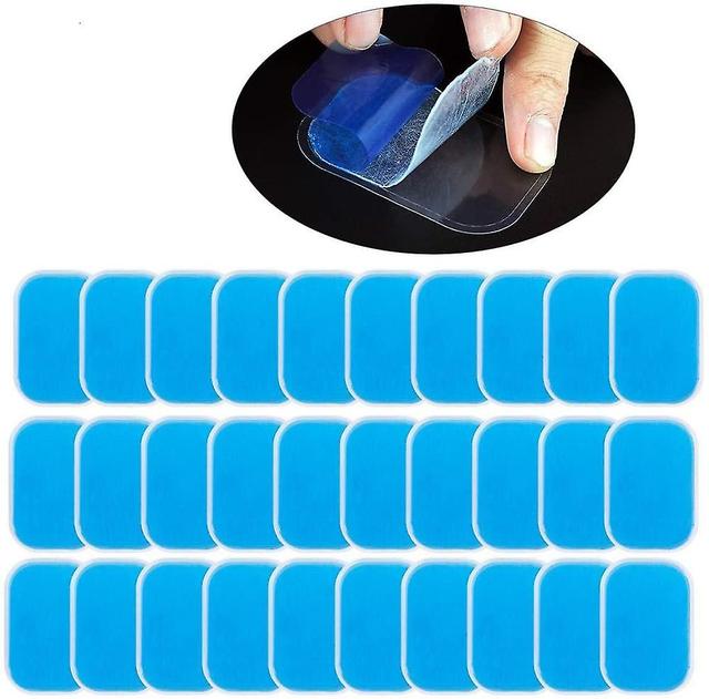 Pack Of 60 Ems Gel Pad, Gels Pad For Ems Trainer Abdominal Trainer Electrical Muscle Stimulation, Abs Trainer Replacement Gel Sheet Replacement Pad, E on Productcaster.