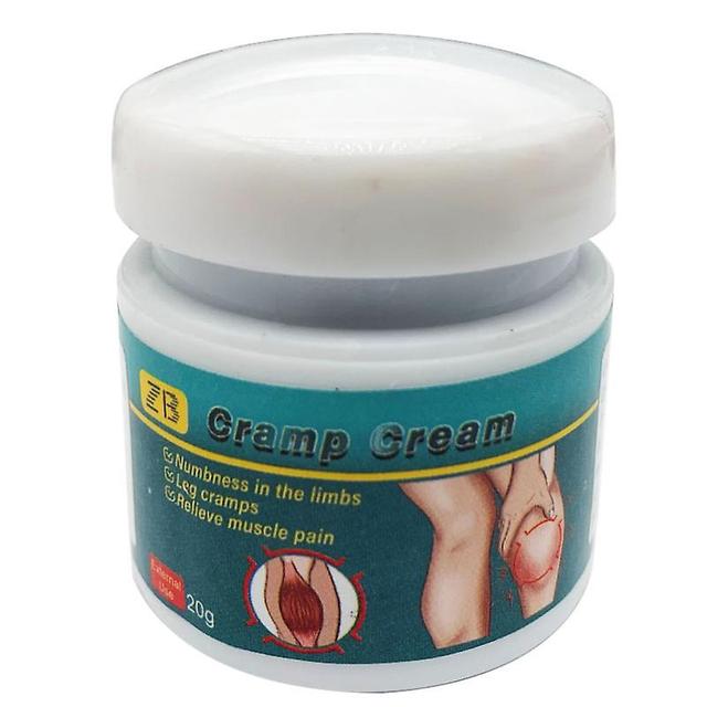 Qian 20g Zb Leg Cramps Cream Relief Calf Muscle Spasms Pain Medical Ointment Muscles Pain Massage Relaxation Herb Plaste Without Box on Productcaster.