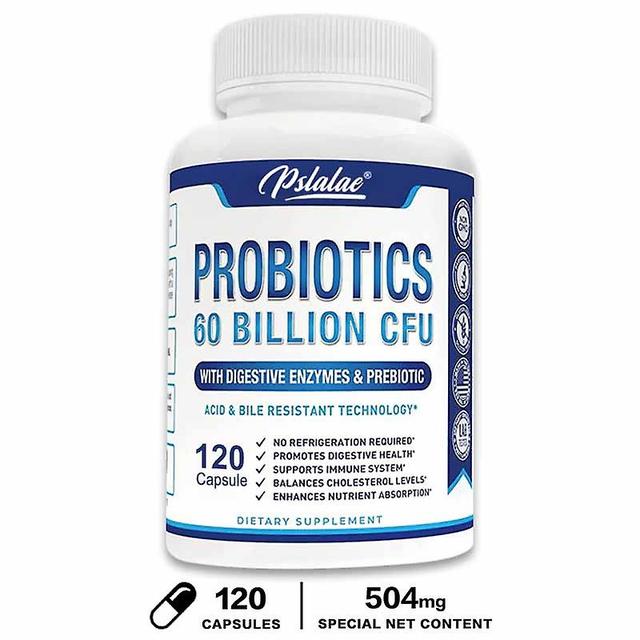 Vorallme Organic Prebiotics And Digestive Enzymes For Stomach Digestion Premium Probiotics 60 Billion Cfu For Men And Women 120 Capsules on Productcaster.