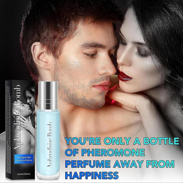 Pheromone Perfume Roller Ball Essence Perfume, Long-lasting Temptation Pheromone Perfume For Man & Women blue for men 1PC on Productcaster.