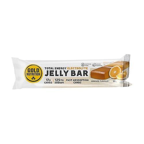 Gold Nutrition Jelly bar total energy electrolyte orange 15 units of 30g (Orange - Strawberry - Apple) on Productcaster.