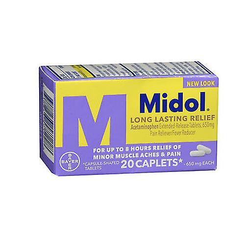 Midol Long Lasting Relief Caplets, 20 Caps (Paquet de 1) on Productcaster.