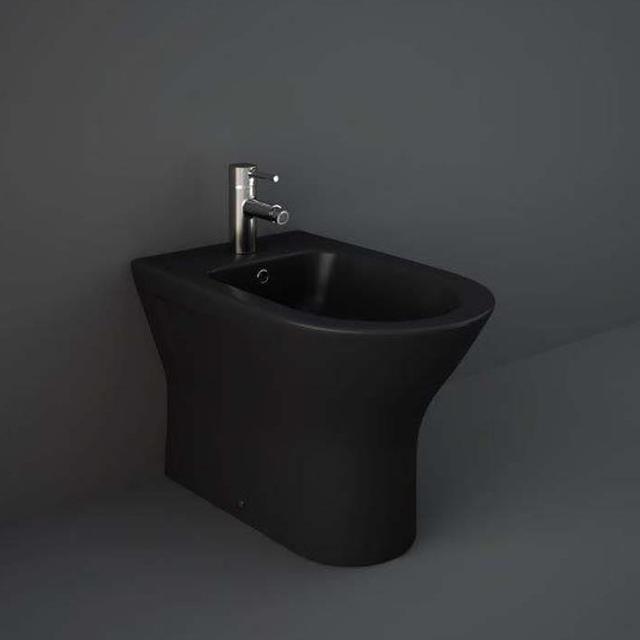 Bidet Filo Parete Moderno - Nero Opaco - Hudson Reed x RAK Feeling on Productcaster.