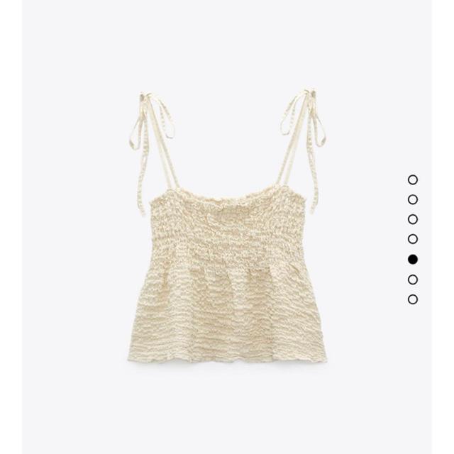 Zara Women's Crop top - Cream - S on Productcaster.