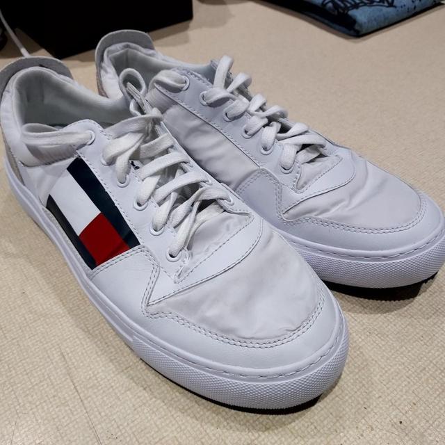 Tommy Hilfiger Men's Trainers - White - UK 10.5 on Productcaster.