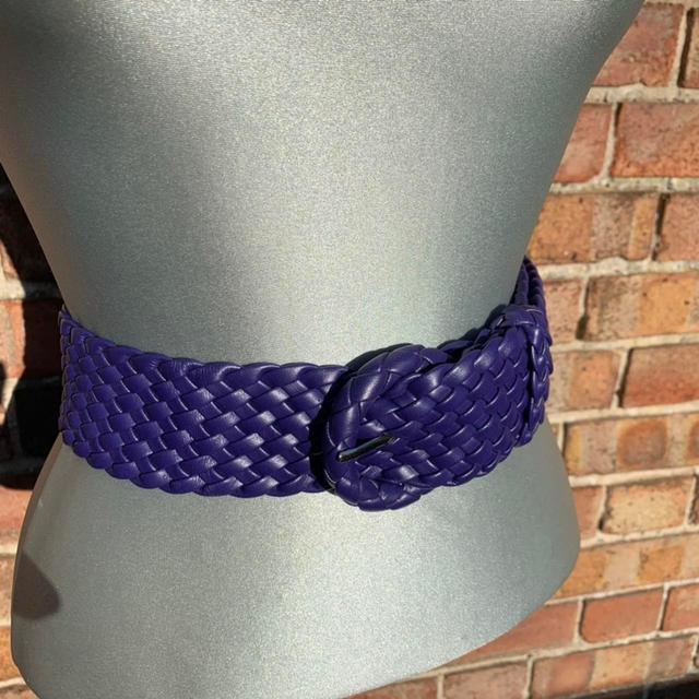 Vintage Women's Belt - Purple on Productcaster.