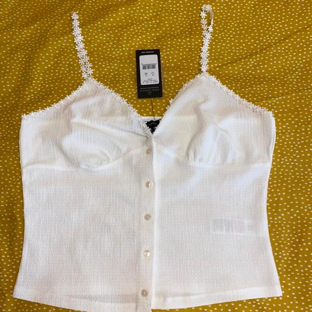 New Look Women's Vest - White - 12 on Productcaster.