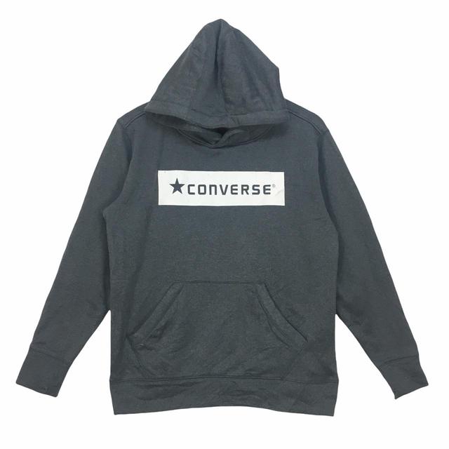 Converse Men's Hoodie - Grey - M on Productcaster.