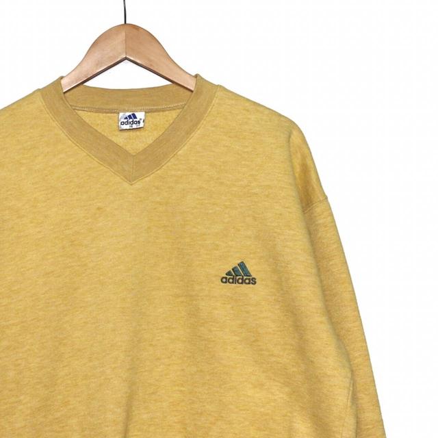 Adidas Men's Sweatshirt - Yellow - XL on Productcaster.