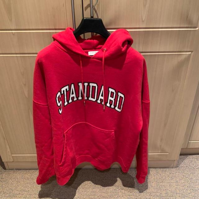 Sandro Men's Hoodie - Red - S on Productcaster.