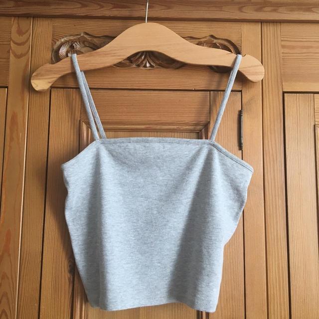 Topshop Women's Crop top - Grey - 10 on Productcaster.