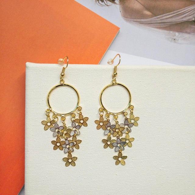 Women's Earrings - Gold on Productcaster.