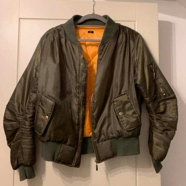 Vintage Women's Jacket - Khaki - S on Productcaster.