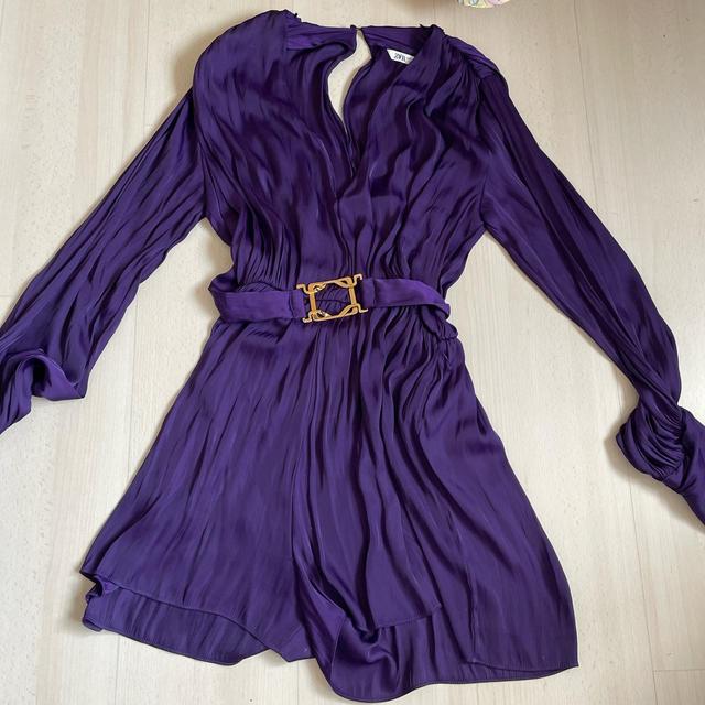 Zara Women's Playsuit - Purple - S on Productcaster.