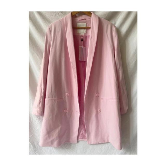 Monki Women's Blazer Jacket - Pink - UK 10 on Productcaster.