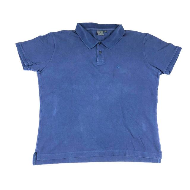 Calvin Klein Men's Polo shirt - Blue - M on Productcaster.