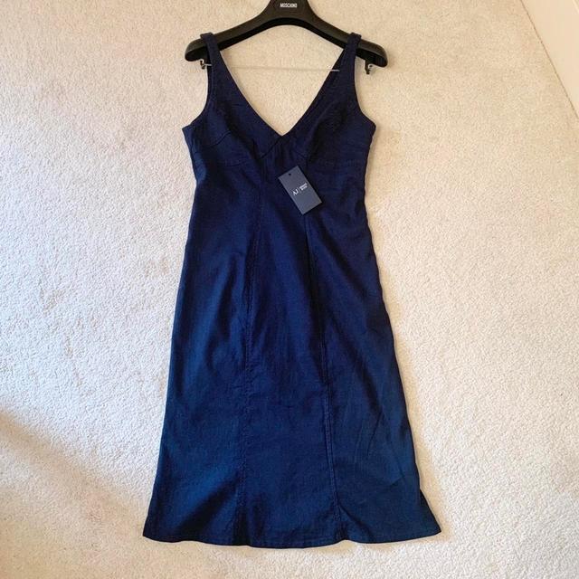 Armani Women's Midi Dress - Navy - 8 on Productcaster.