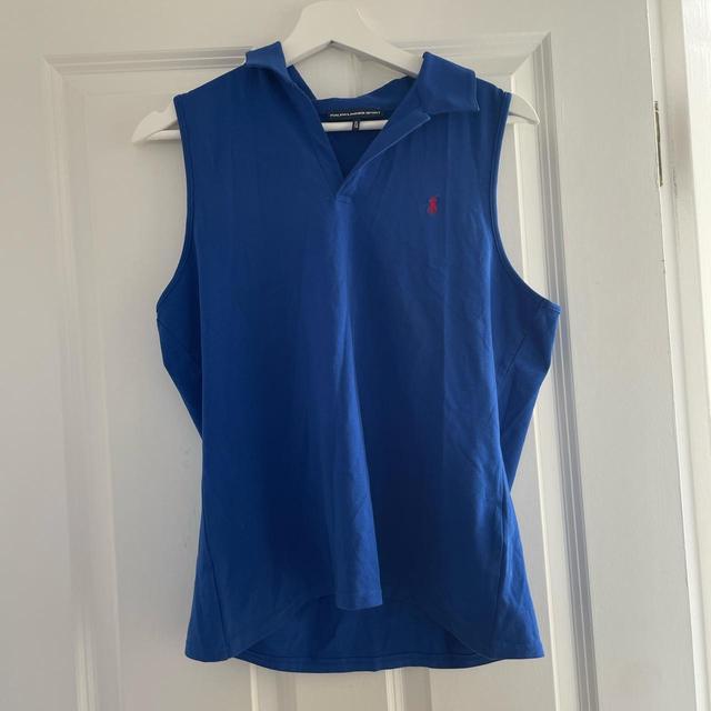 Ralph Lauren Women's T-shirt - Blue - L on Productcaster.