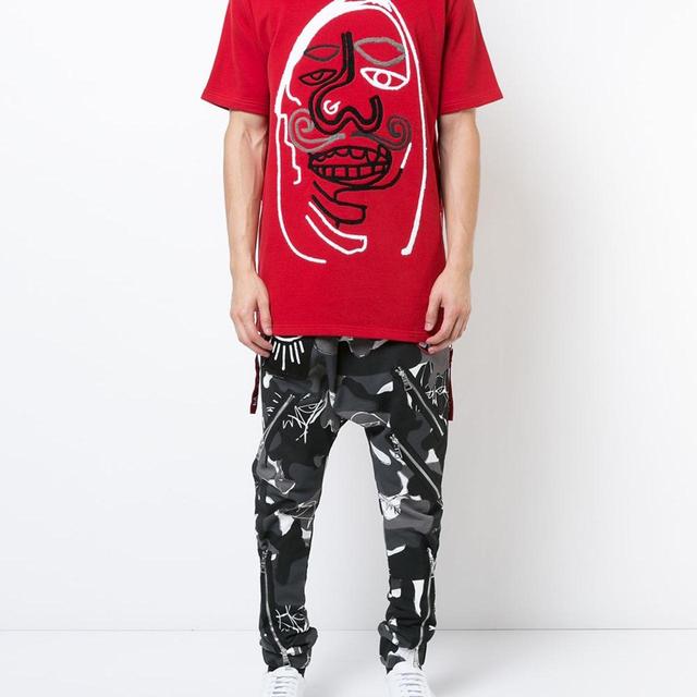 Haculla Men's T-shirt - Red/White - M on Productcaster.