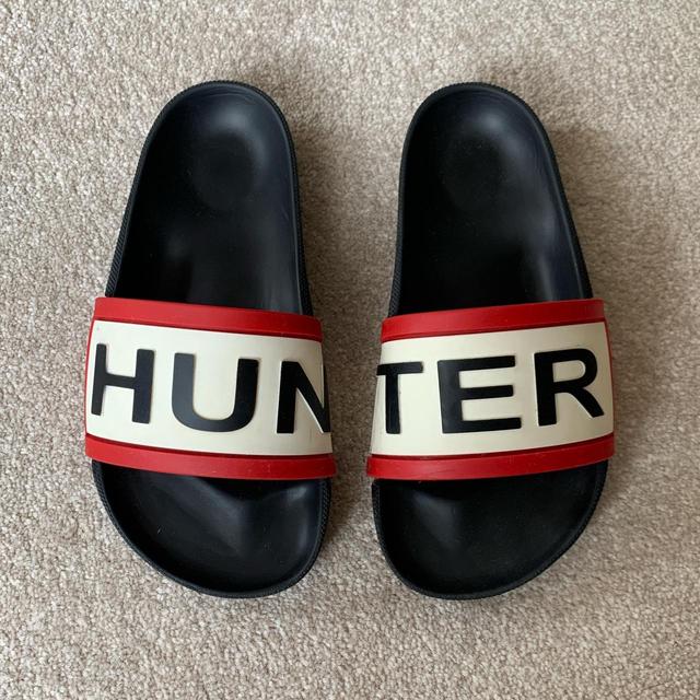 Hunter Women's Slides - Navy - UK 3 on Productcaster.