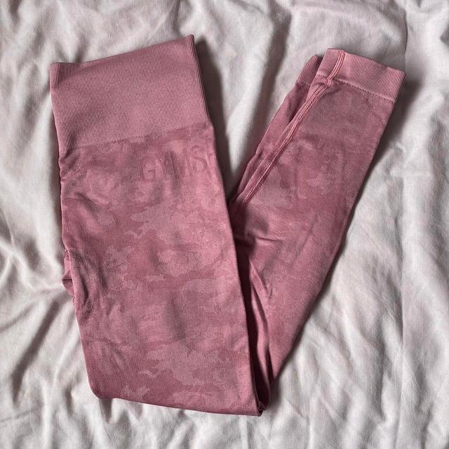 Gymshark Women's Leggings - Pink - S on Productcaster.