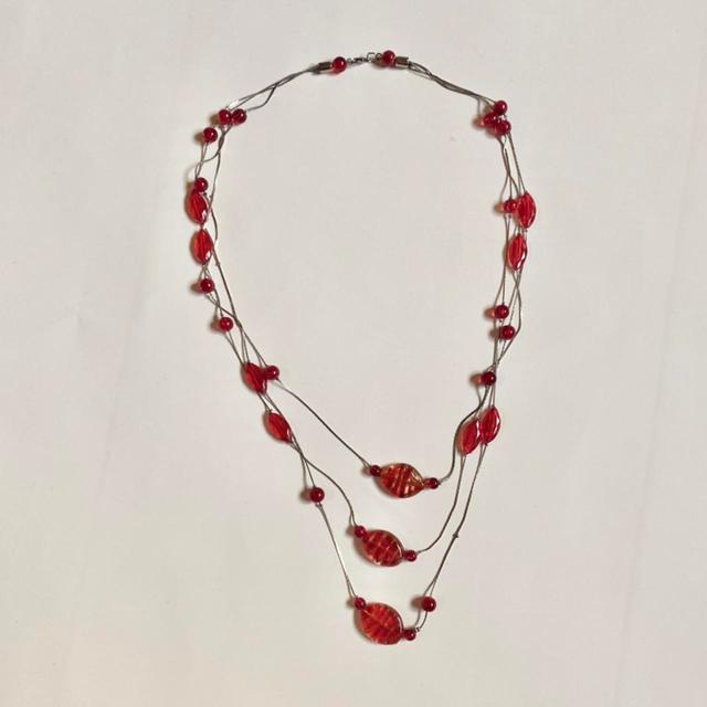 Vintage Women's Jewellery - Red on Productcaster.