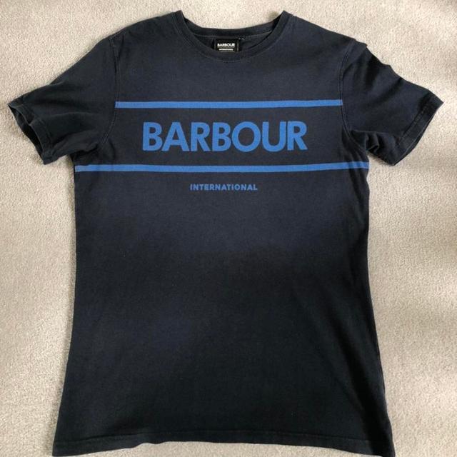 Barbour Men's T-shirt - Navy - M on Productcaster.