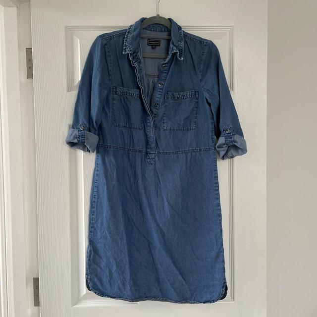 Warehouse Women's Shirt Dress - Blue - 10 on Productcaster.