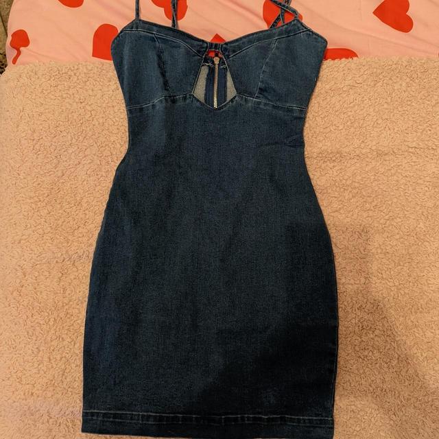 Missguided Women's Dress - Blue - 8 on Productcaster.