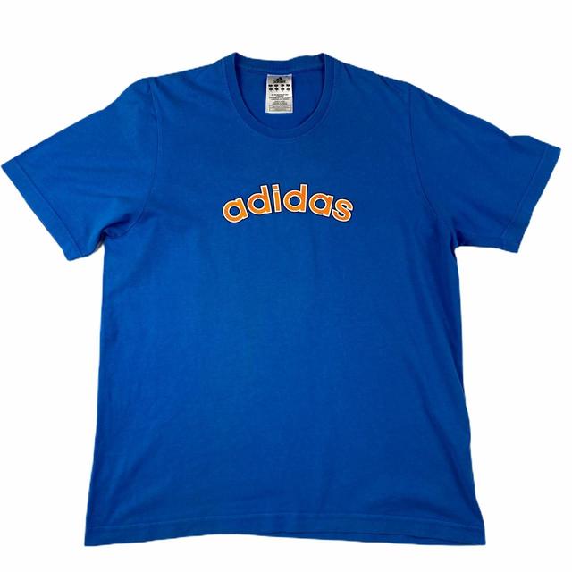 Adidas Men's T-shirt - Blue - S on Productcaster.