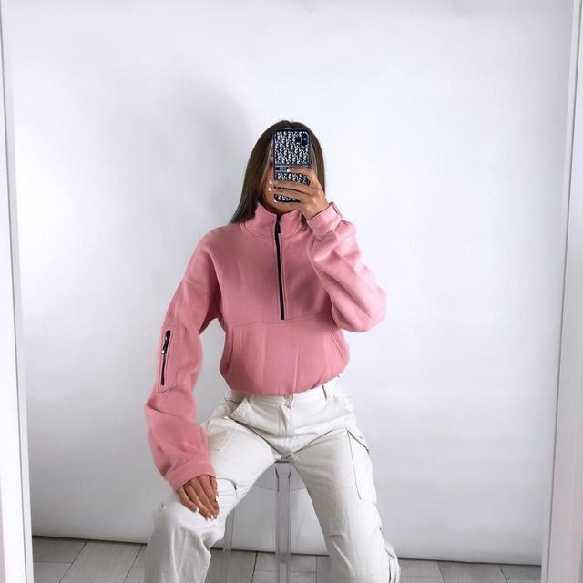 PrettyLittleThing Women's Sweatshirt - Pink - S on Productcaster.