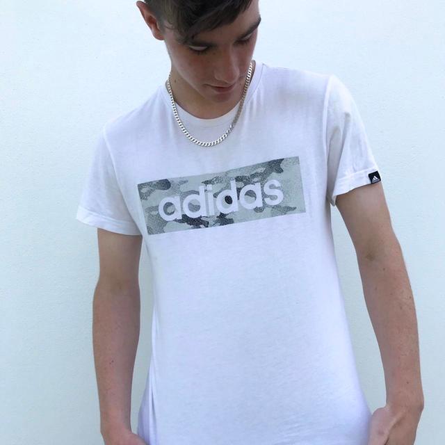 Adidas Men's T-shirt - White - S on Productcaster.