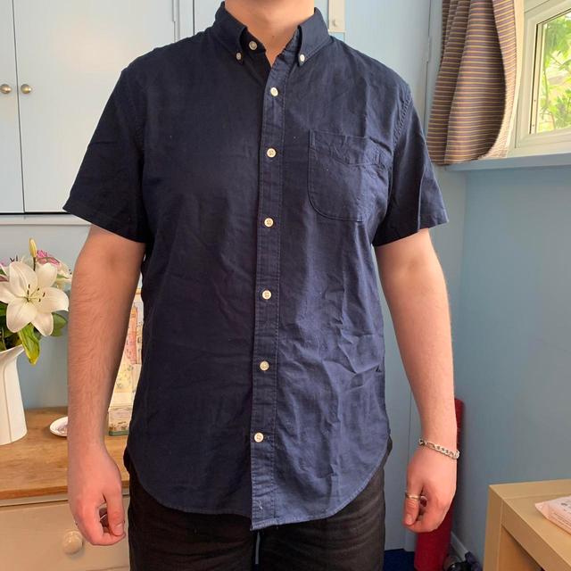 Gap Men's Shirt - Navy - L on Productcaster.