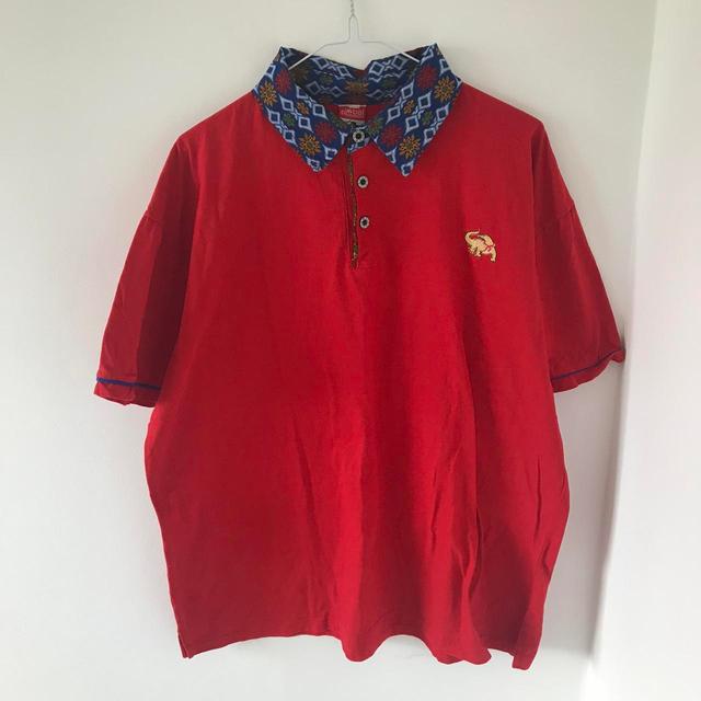 Men's Polo shirt - Red - XL on Productcaster.