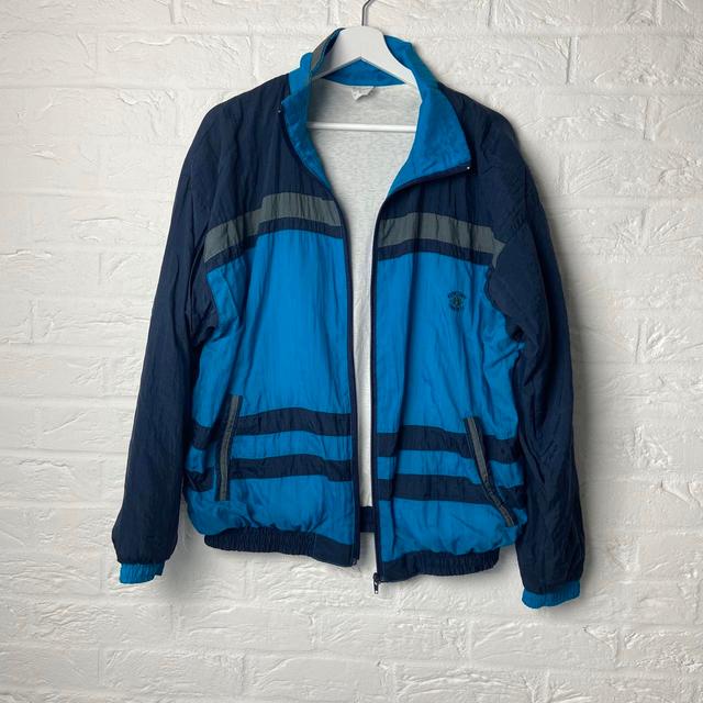 Designer Men's Bomber Jacket - Blue - S on Productcaster.