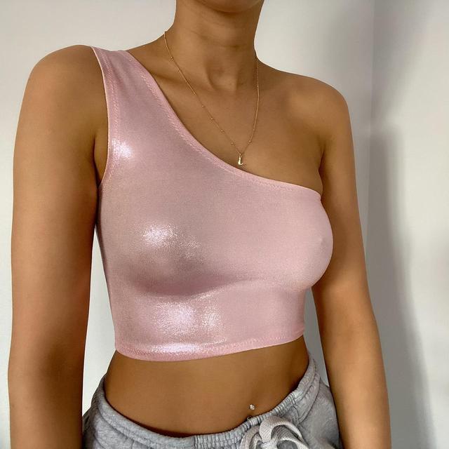 Handmade Women's Crop top - Pink - XL on Productcaster.