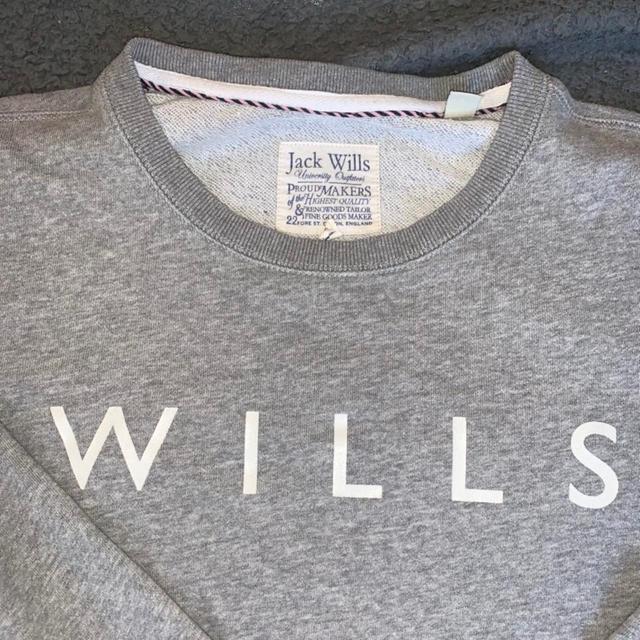 Jack Wills Women's Sweatshirt - Grey - 10 on Productcaster.