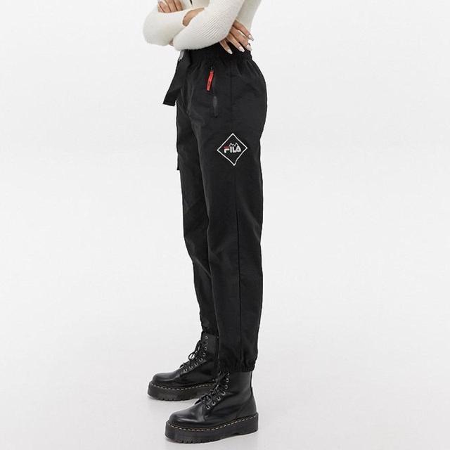 Fila Women's Trousers - Black - M on Productcaster.